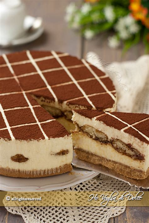 Cheesecake Al Tiramisù Senza Forno Ho Voglia Di Dolce