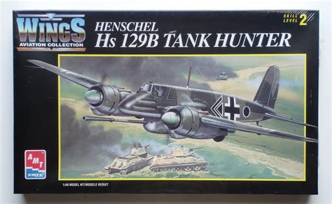 Amt Ertl Henschel Hs 129b 148 Scale New