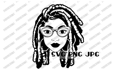 Locs Svg Black Woman Svg Black Queen Svg Melanin Svg Afro Etsy In The