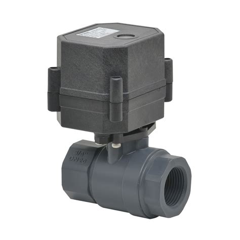 Ip67 3 4 2 Way Upvc Pvc Electric Ball Valve For Drain Water China