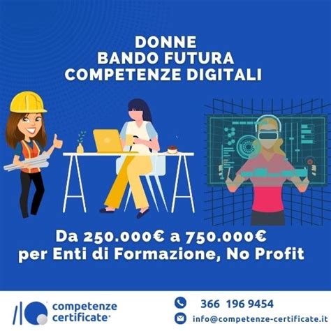 Consulenza Bando Futura 2022 Competenze Digitali Delle Donne