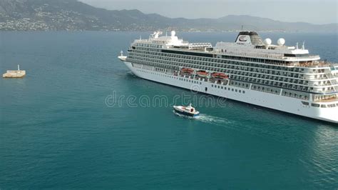 Viking Venus Cruise Ship Leaving the Port of Kalamata City in Messenia ...