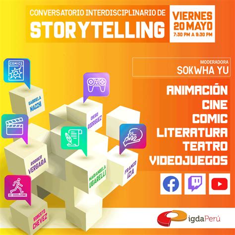 Conversatorio interdisciplinario de Storytelling IGDA Perú