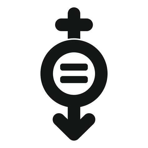 Gender Equality Symbol Combining Male And Female Sign 48294805 Vector