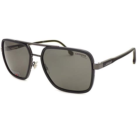 Carrera Polarized Sunglasses Matte Black Ruthenium With Grey Lenses