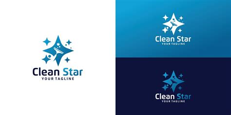 cleanliness star logo design inspiration 10291919 Vector Art at Vecteezy