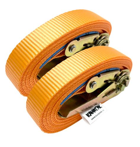 Ремень стяжной КОЛЬЦЕВОЙ для крепления груза (2 шт) - 1,0 т /6 м, 25 мм ...