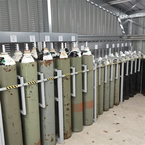 Medical Gas Cylinder Storage Rack STORAGE Aspects