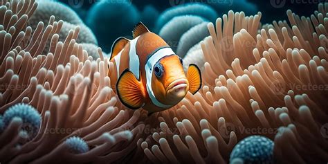 The Beauty of Marine Life, Clownfish in their Natural Habitat. 21773954 ...