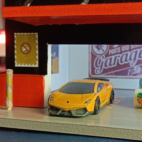 Diorama Hot Wheels Garage 1 64 Scale Hobbies Toys Stationery Craft Handmade Craft On