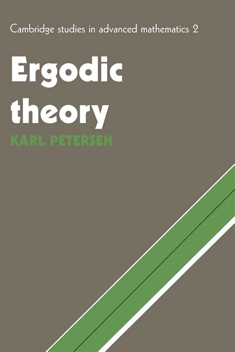 Ergodic Theory Cambridge Studies In Advanced Mathematics Book 2