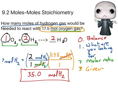 Moles Moles Stoichiometry Science Chemistry Stoichiometry Showme