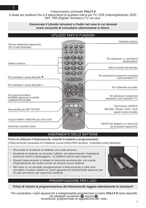 Laquelle Adaptatif Mallette Code Telecommande Universelle Fully