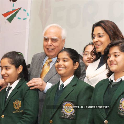 Former Miss India Juhi Chawla at 'Exchange for Change' program