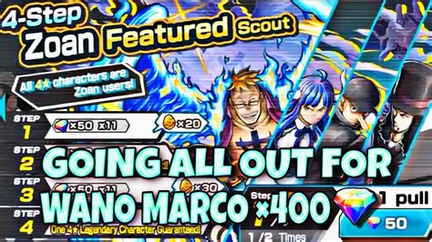 New Update Wano Marco Is Back Zoan Featured Scout Summon One Piece