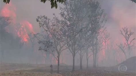 Incêndio De Grandes Proporções Atinge O Parque Nacional Das Emas