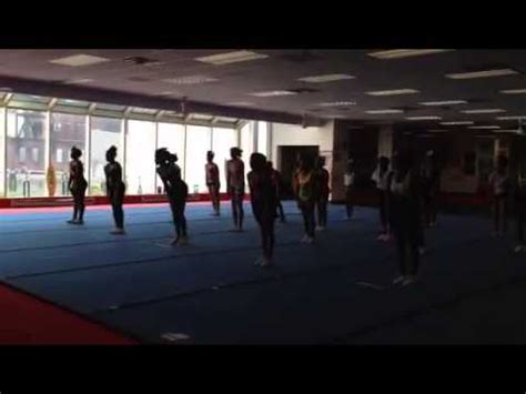 Toe Handsprings Coed 4 Summer WarmUps DYNASTY SPIRIT ELITE YouTube