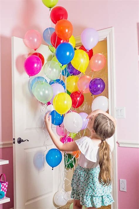 How To Make A Birthday Balloon Surprise Diy Balloon Avalanche