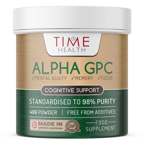 Alpha GPC Powder 98 Purity Powerful Source Of Choline Nootropic