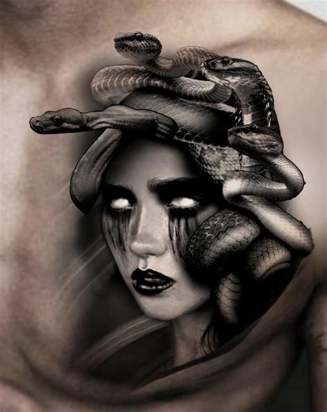 Pin By Lato Oscuro On Flash Medusa B N Medusa Tattoo Medusa Tattoo