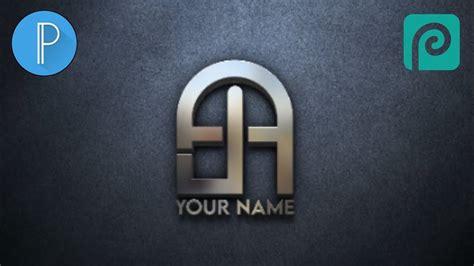 How To Make Creative AJ 3D Professional Logo Design PixelLab Photopea