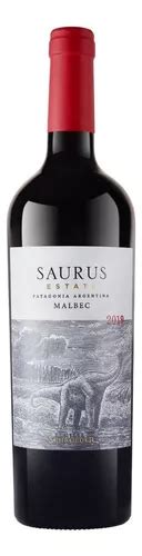 Vino Saurus Estate Malbec Caja X 6 X 750ml Envío gratis