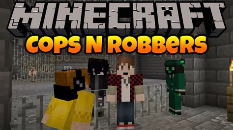 Minecraft COPS N ROBBERS Mini Game W JFrostie Friends YouTube