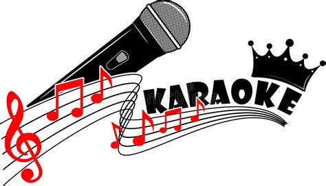 Karaoke Logo Vector For Your Design Or Log Stock Illustration