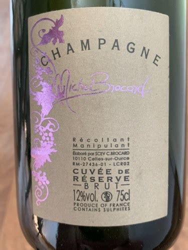 Michel Brocard Cuv E De R Serve Brut Champagne Vivino France