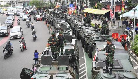 Gladi Upacara HUT Ke 79 TNI Hari Ini Pengendara Diimbau Hindari