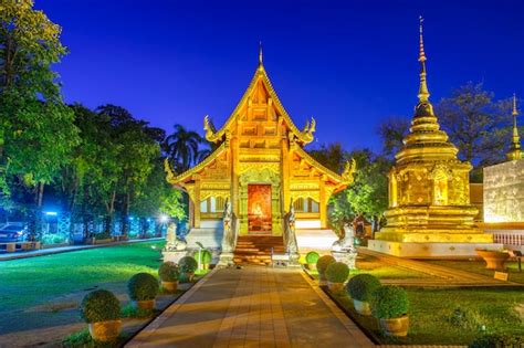 Premium Photo | Wat phra singh is located in the western part of the ...