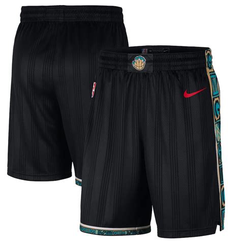 Men's Nike Black Memphis Grizzlies 2020/21 City Edition Swingman Shorts