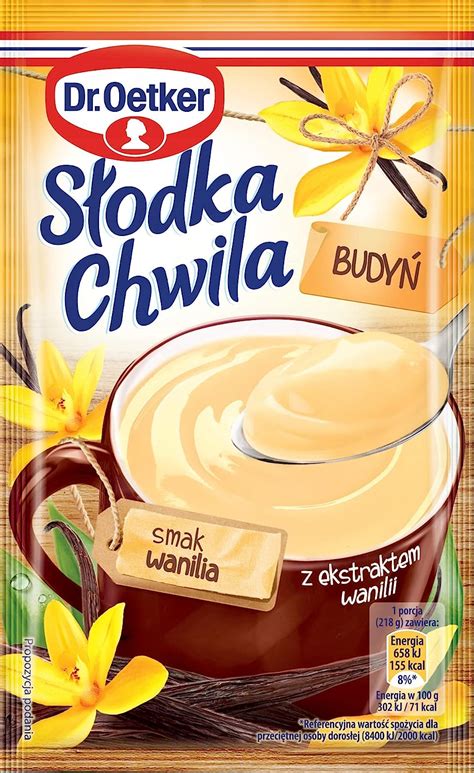 Amazon Dr Oetker Slodka Chwila Smak Wanilia Vanilla Pudding Mix