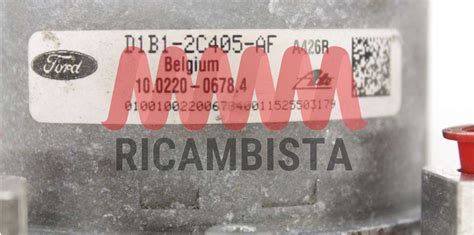 Il Rigeneratore Ford Fiesta Centralina Abs Gruppo Pompa Ate