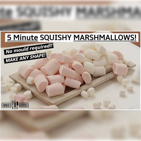 Emmas Goodies Easy 5 Minute Homemade Marshmallows Recipe Recipes