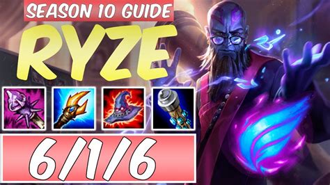 LEARN HOW TO PLAY RYZE SEASON 10 BEST Build Runes Season 10 Ryze