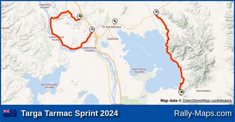 Streckenverlauf Targa Tarmac Sprint 2024 RallyeKarte De