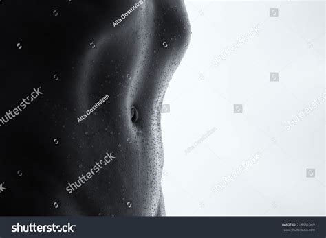 Bodyscape Nude Woman Wet Stomach Back Stock Photo 218661049 Shutterstock