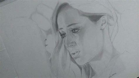 Alycia Debnam Audrey Male Sketch Fan Art Decor Drawings