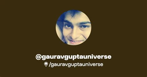 Gauravguptauniverse Instagram Facebook Tiktok Linktree