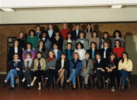 Photo de classe BTS 1ère année de 1989 Lycée Ozenne Copains d avant