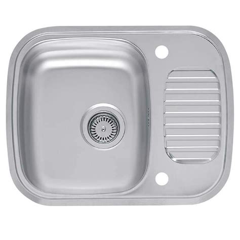 Reginox Regidrain X Mm Bowl Stainless Steel Reversible Inset Sink