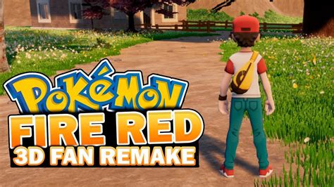 PokÉmon Origin Fire Red 3d Remake Unreal Engine Fan Game Descarga