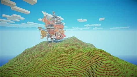 Howl's Moving Castle Minecraft Map