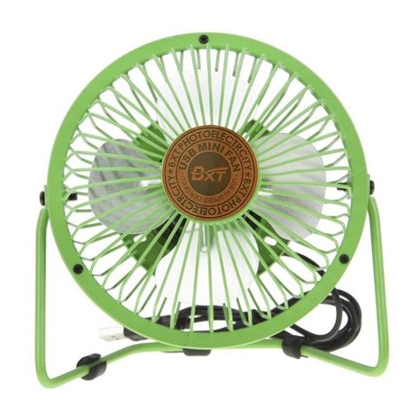 Bao Xin Degrees Rotating Usb Powered Tabletop Fan Mini Metal