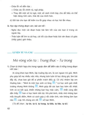 SÁCH GIÁO KHOA TIẾNG VIỆT LỚP 4 Tập 1 Võ Ngọc Tú Trang 63 PDF