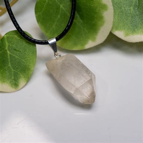 Raw Quartz Necklace Random The Crystal Council