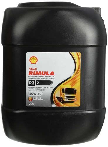 5W30 Car Shell Rimula R3X 20W 50 Engine Oil 20 Litres At Rs 400 Litre