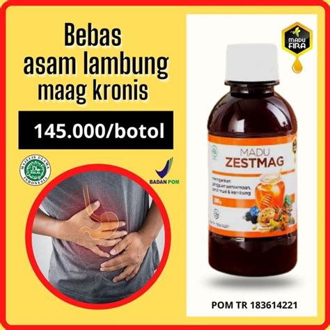 Jual Dijual Obat Madu Maag GERD Asam Lambung Terbaik Reaksi Cepat Atasi