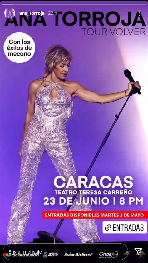 Regresa a Caracas Ana Torroja ofrecerá un concierto en el Teatro